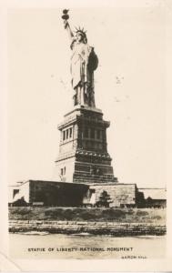 Statue Of Liberty National Monument ~ Aaron Hill Photo ~ RPPC Postcard