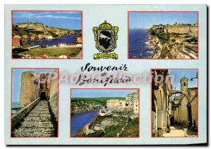 Postcard Modern Bonifacio Cliffs And The Old Town