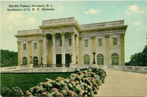 RI, Newport, Rhode Island, Marble Palace, O.H. P. Belmont Home, Tichnor 