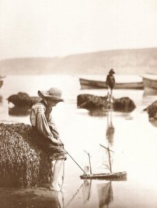 Whitby Toy Boats Yorkshire Award Photo Postcard