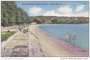 Bathing Beach At State Park St Albans Bay Vermont