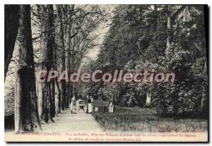 Postcard Old MONTBARD Montbardois naturalist Buffon Park