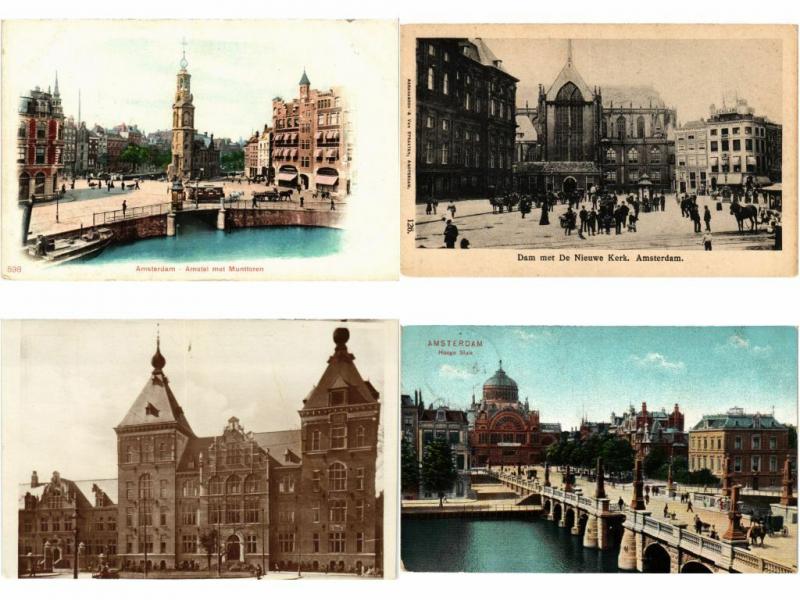 AMSTERDAM HOLLAND NETHERLANDS 150 CPA Mostly Pre-1960