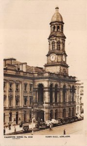 RPPC TOWN HALL ADELAIDE SOUTH AUSTRALIA REAL PHOTO POSTCARD (c. 1910)