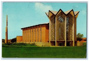 1965 The University Memorial Chapel Valparaiso Indiana IN Vintage Postcard 