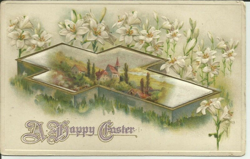 A Happy Easter -- Embossed