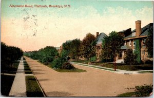 Postcard NY Brooklyn - Albemarle Road Flatbush