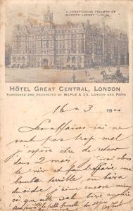 uk38181 hotel great central london real photo  uk lot 15 uk