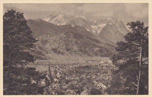 Germany Partenkirchen mit der Zugspitze