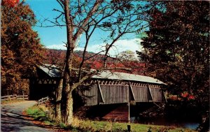 Old Covered Bridge Greetings from Oneonta NY Postcard PC166