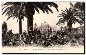 Old Postcard Nice Albert 1st Gardens