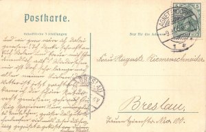 L283 Germany 1905 Hermsdorf vintage postcard
