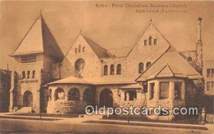 First Christian Science Church Oakland, CA, USA Unused 