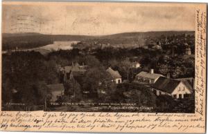 The Forest City from High Street Middletown CT c1907 UDB Vintage Postcard N23