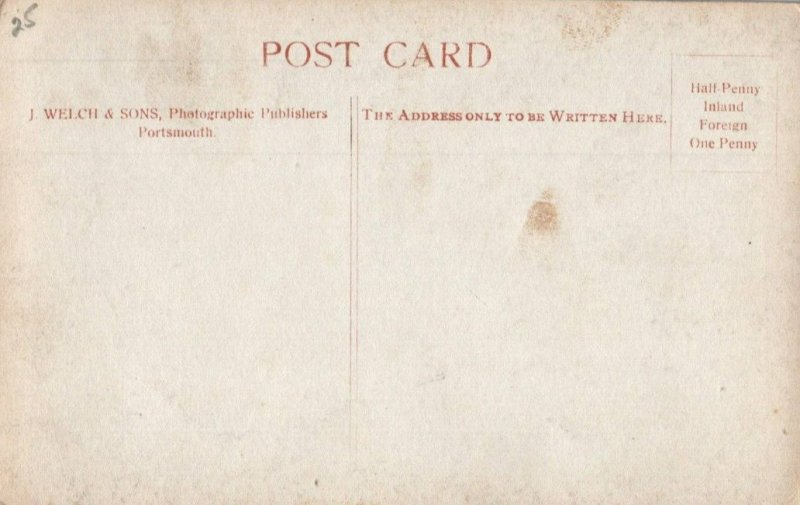 RPPC Photo WWI British Royal Navy HMS Eclipse Battlecruiser - 2