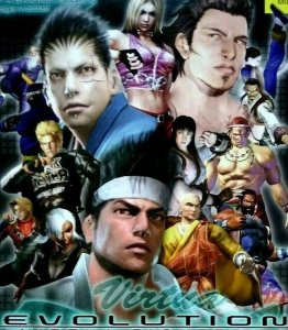 Virtua Fighter 4 Evolution Arcade Flyer Original Video Game Art Promo 8.5 x 11