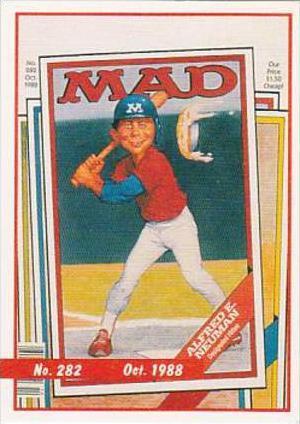 Lime Rock Trade Card Mad Magazine Cover Issue No 282 Oct 1988