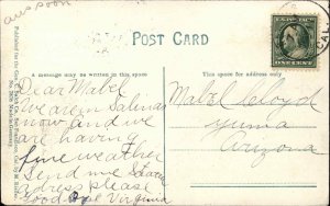 Salinas California CA Bardin Hospital c1910 Vintage Postcard