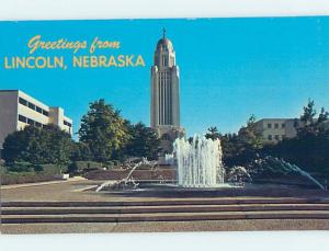 Unused Pre-1980 STATE CAPITOL BUILDING Lincoln Nebraska NE G0473