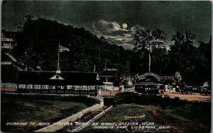 1911 CHESTER W. VIRGINIA ROCK SPRINGS PARK NIGHT LIVERPOOL OHIO POSTCARD 14-99 
