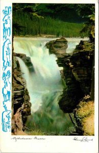 Postcard WATER SCENE Banff Alberta AB AO0601