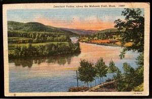 Vintage Postcard 1935 Deerfield Valley, Mohawk Trail, Massachusetts (MA)