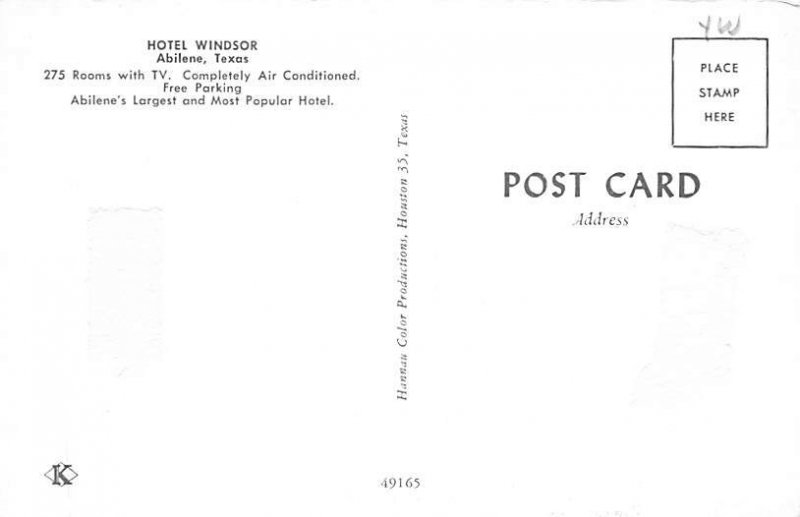 Hotel Windsor - Abilene, Texas TX