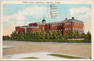 Grey Nuns Hospital Regina SK Saskatchewan c1931 Valentine Edy Postcard G48