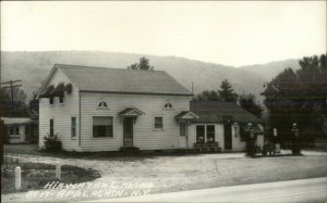 Apalachin NY Gas Station Hiawatha Cabins Real Photo Postcard Route 17