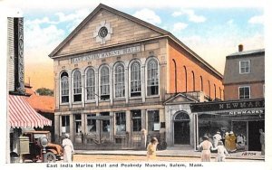 East India Marine Hall in Salem, Massachusetts and Peabody Museum.