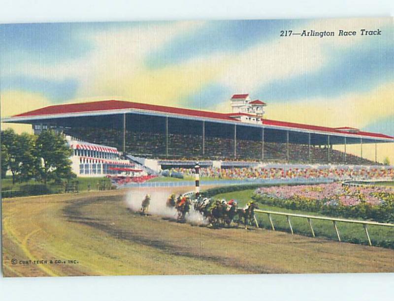 Linen RACETRACK Arlington Heights - Near Chicago Illinois IL ho6455