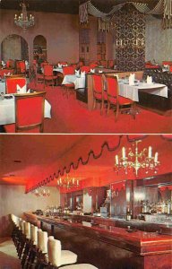 Bar Cocktail Lounge Lions Restaurant Banquet Hall Humboldt Park Chicago postcard