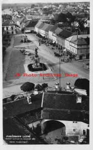 Czech Republic, Podebrady Lazne, RPPC, Street Scene, Photo No 112