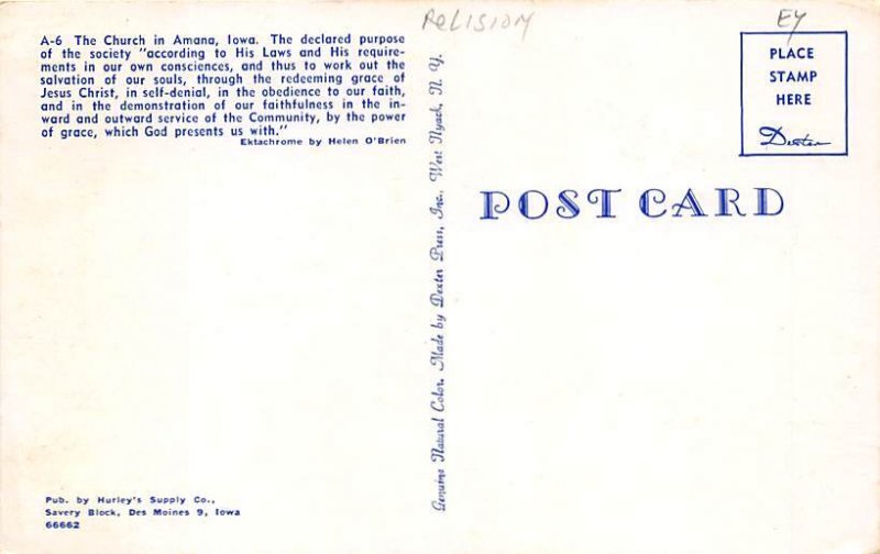 Church in Amana View Images