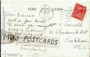 Genealogy Postcard - Purnell - Chadwick Road - Peckham - London SE15 - Ref 545B