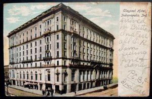 Vintage Postcard 1906 The Claypool Hotel, Indianapolis, Indiana (IN)