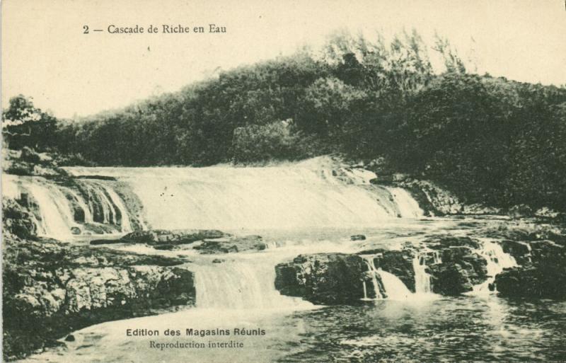 mauritius maurice, Cascade de Riche en Eau, Waterfall (1910s)