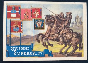 Mint Italy Picture POSTCARD Italian Svperga Division