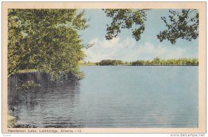 Handerson Lake, Lethbridge, Alberta, Canada, 20-30s
