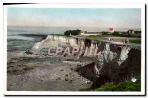 Modern Postcard Chatelaillon Cliffs Boucholeurs