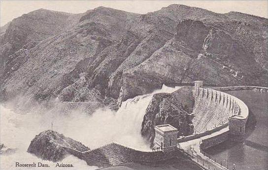 Arizona Roosevelt Roosevelt Dam Albertype