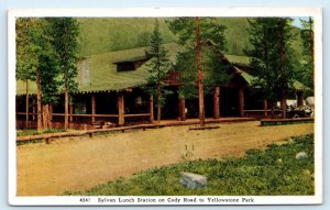 CODY ROAD, WY Wyoming ~ Roadside SYLVAN LUNCH STATION c1910s Postcard