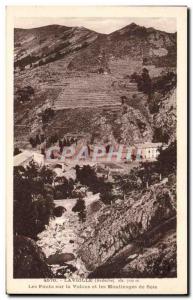 Old Postcard Laviolle Ardeche The bridges over the volane and silk Moulinages