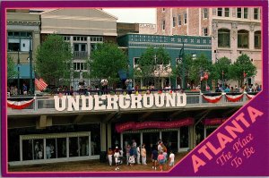Continental Postcard- Underground Atlanta- Atlanta, Georgia- CE4