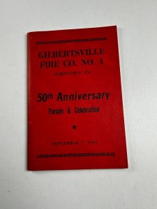 Gilbertsville Fire Co No 1 50th Anniversary Sept 7, 1964