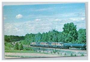 Vintage 1979 Postcard Seaboard Coast Railroad Locomotive Collier Yard Virginia