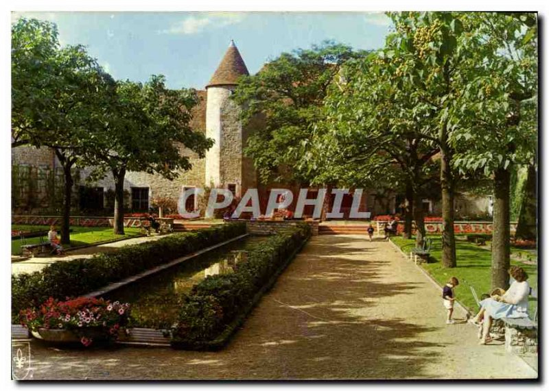 Postcard Modern Saint Amand Montrond Cher Jardin du Musee