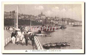 Old Postcard Boulogne and La Jetee Town Charter