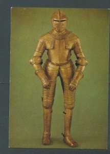 Ca 1955 Real Photo Post Card Grt Britain Armour Metal Suit For King Charles I---