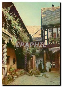 Modern Postcard Riquewihr The Court of Storks